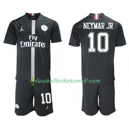Fußballtrikots Paris Saint Germain Neymar Jr 10 Jodan Schwarz Kinder 2018-2019 Kurzarm Ausweichtrikot kaufen